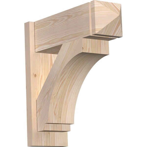 Ekena Millwork Imperial Smooth Arts and Crafts Outlooker, Douglas Fir, 7 1/2"W x 22"D x 22"H OUT08X22X22IMP03SDF - main